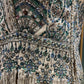 IVORY COLOUR GEORGETTE TISSUE EMBROIDERED INDOWESTERN DRESS EMBELLISHED WITH CUTDANA, SEQUINS & RESHAM WORK