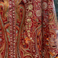 MAROON COLOUR GEORGETTE HAND EMBROIDERED JACKET EMBELLISHED WITH AARI & ZARI WORK ( DELIVERY IN 40-50 DAYS )