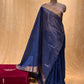 BLUE COLOUR ART SIlk SAREE WITH ZARI BORDER