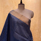 BLUE COLOUR ART SIlk SAREE WITH ZARI BORDER