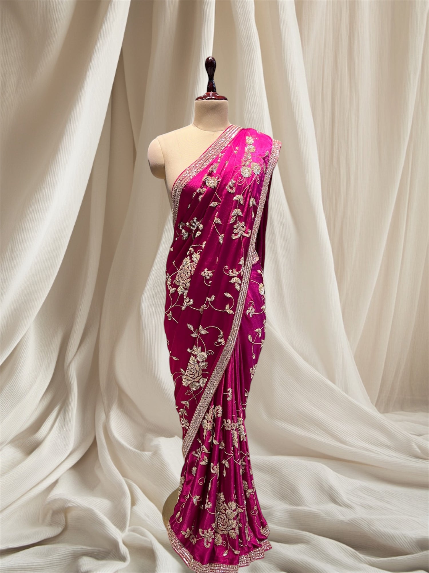 Embroidered saree