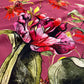 ROUGE PINK COLOUR CHINON FLORAL PRINTED SAREE WITH PRINTED BLOUSE - Kothari Sons