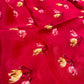 HOT PINK COLOUR CHINON FLORAL PRINTED SAREE WITH PRINTED BLOUSE - Kothari Sons