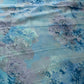 SKY BLUE COLOUR PURE PLATINUM CHIFFON FLORAL PRINTED SAREE WITH SELF PRINTED CREPE SILK BLOUSE - Kothari Sons