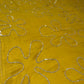 MUSTARD COLOUR CHIFFON SEQUINS EMBROIDERED SAREE WITH CHINON BLOUSE ( DELIVERY IN 10 DAYS )