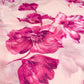 PASTEL PINK COLOUR PURE PLATINUM CHIFFON FLORAL PRINTED SAREE WITH SELF PRINTED CREPE SILK BLOUSE - Kothari Sons