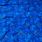 BLUE COLOUR PURE PLATINUM CHIFFON PRINTED SAREE WITH CREPE SILK BLOUSE - Kothari Sons