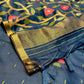 BLUE COLOUR JAMDANI SAREE