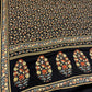 BLACK COLOUR PRINTED SYNTHETIC SAREE WITH UNSTITCHED BLOUSE FOR DRESS CODE - Kothari Sons