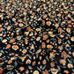 BLACK COLOUR PRINTED SYNTHETIC SAREE WITH UNSTITCHED BLOUSE FOR DRESS CODE - Kothari Sons