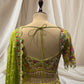 LEMON YELLOW LEHENGA WITH GREEN DUPATTA, SILK FABRIC, & RESHAM WORK EMBELLISHED WITH BEADS & TASSELS