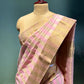 PINK COLOUR MAHESHWARI SILK SAREE