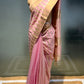 PINK COLOUR MAHESHWARI SILK SAREE