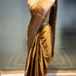 SILVER & GOLDEN COLOUR CHANDERI TISSUE SAREE