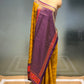 MUSTARD COLOUR GEORGETTE TISSUE SAREE EMBELLISHED WITH ZARI WEAVES