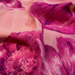 PASTEL PINK COLOUR PURE PLATINUM CHIFFON FLORAL PRINTED SAREE WITH SELF PRINTED CREPE SILK BLOUSE - Kothari Sons