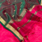 RANI COLOUR PURE COTTON SILK MAHESHWARI SAREE WITH CONTRAST PALLA & ZARI BORDER