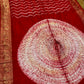 RED COLOUR ART DOLA SILK SAREE WITH ZARI BORDER & PALLA - Kothari Sons