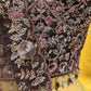 MAUVE COLOUR NET EMBROIDERED LEHENGA WITH CROP TOP BLOUSE EMBELLISHED WITH RESHAM & STONE WORK