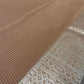 PEACH COLOUR CHECK MAHESHWARI SAREE WITH BORDER & UNSTITCHED BLOUSE