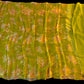 ( DELIVERY IN 20 DAYS ) OLIVE COLOUR PRINTED CHIFFON SAREE