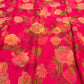 RASPBERRY PINK PRINTED CHIFFON SAREE