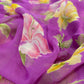 ORCHID PURPLE PRINTED CHIFFON SAREE