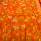 ORANGE PRINTED CHIFFON SAREE