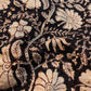 BLACK COLOUR MUNGA COTTON AJRAKH PRINTED SAREE WITH CONTRAST BLOUSE - Kothari Sons
