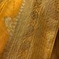 MUSTARD COLOUR SATIN SILK BANARASI SAREE EMBELLISHED WITH ZARI WEAVES