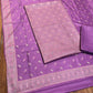LAVENDER COLOUR TANCHUI SILK UNSTITCHED SUIT - Kothari Sons