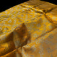 (DELIVERY IN 45 DAYS) MUSTARD YELLOW COLOR, PURE SILK KANJIVARAM SAREE,WITH ZARI WORK BORDER LUXURIOUS ELEGANCE