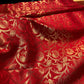 RED COLOR, PURE  KANJIVARAM SILK SAREE WITH UNSTICHED BLOUSE