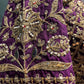 ( DELIVERY IN 20-25 DAYS ) PURPLE COLOUR SILK EMBROIDERED LEHENGA WITH ORGANZA DUPATTA EMBELLISHED WITH ZARI & SEQUINS WORK