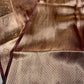 DUSTY ROSE PURE TISSUE SILK SAREE WITH RICH BROCADE BLOUSE - Kothari Sons