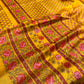 MUSTARD COLOUR CHANDERI SILK PRINTED UNSTITCHED SUIT ( DELIVERY IN 20-25 DAYS ) - Kothari Sons
