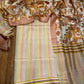 IVORY COLOUR CHANDERI SILK PRINTED UNSTITCHED SUIT ( DELIVERY IN 20-25 DAYS ) - Kothari Sons