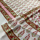 IVORY COLOUR CHANDERI SILK PRINTED UNSTITCHED SUIT ( DELIVERY IN 20-25 DAYS ) - Kothari Sons