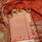 PISTA GREEN COLOUR CHANDERI SILK PRINTED UNSTITCHED SUIT ( DELIVERY IN 20-25 DAYS ) - Kothari Sons