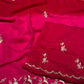 SHADED CHIFFON EMBROIDERED SAREE WITH CHINON BLOUSE EMBELLISHED WITH AARI & SEQUINS WORK