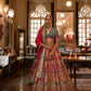 MULTI  COLOR SILK PRINTED READYMADE LEHENGA CHOLI SET