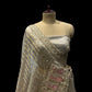 PURE SILVER TISSUE LEHENGA WITH PASCLEY MOTIFS BORDER