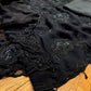 BLACK COLOUR GEORGETTE EMBROIDERED UNSTITCHED SUIT WITH CHIFFON DUPATTA EMBELLISHED WITH BEADS & SEQUINS WORK - Kothari Sons