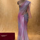 SHADED ORGANZA SAREE WITHOUT BLOUSE