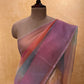 SHADED ORGANZA SAREE WITHOUT BLOUSE