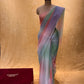 SHADED ORGANZA SAREE WITHOUT BLOUSE