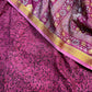 ONION COLOUR ART CREPE SILK PRINTED SAREE WITH ZARI BORDER (DELIVERY TIME 15 DAYS)