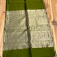 MEHANDI GREEN COLOUR COTTON SILK MAHESHWARI SAREE