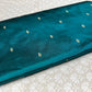 PEACOCK BLUE COLOUR PURE BANARASI TANCHOI SILK SAREE