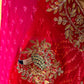 SHADED PURE OJARIYA BANDHANI LEHENGA EMBELLISHED WITH GOTA PATTI & CUTDANA WORK